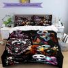 3pcs Duvet Cover Set (1*Duvet Cover + 2*Pillowcase, Without Core), The Nightmare Before Christmas Print Bedding Set, Bedroom Decor, All‑Season, Birthd