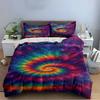 Colorful Galaxy Spiral Bedding Bedding set (1 duvet cover, 2 pillowcases, duvet not included)