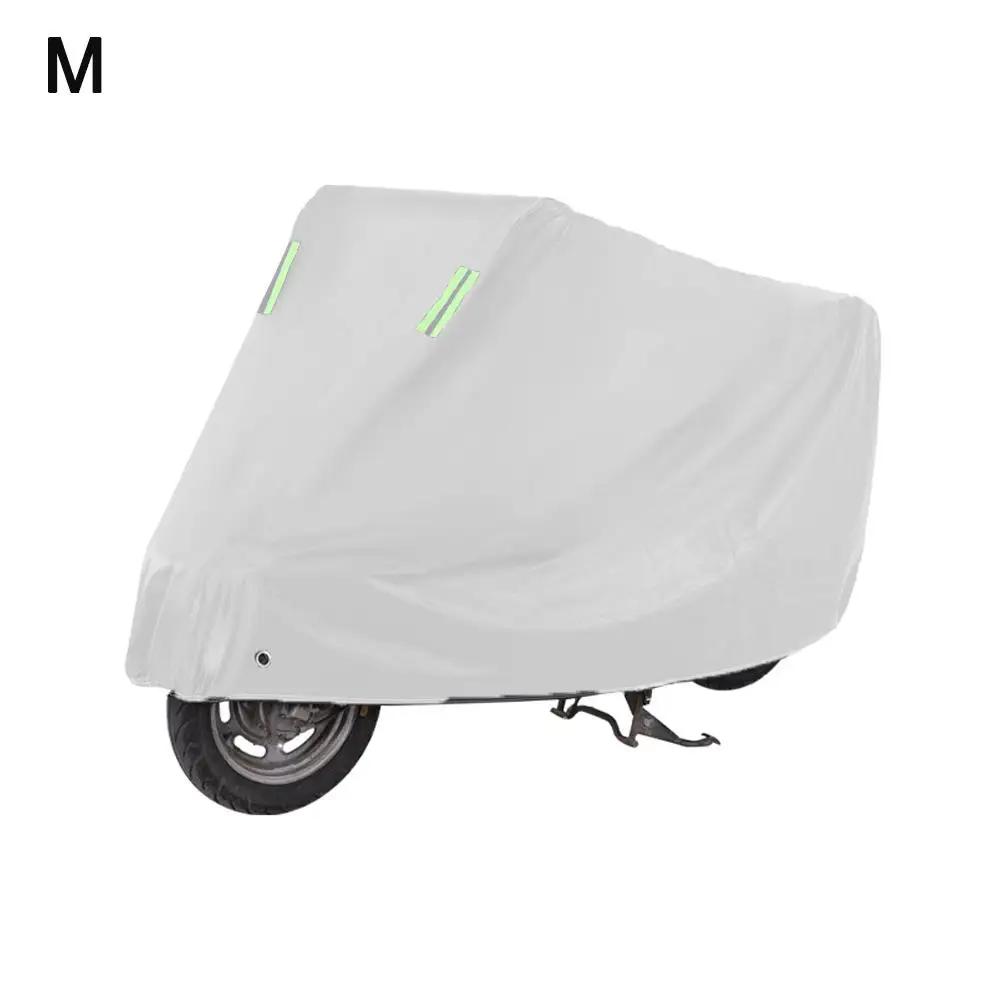 Motorcycle Protective Cover Sun And Rain Protection Indoor Dustproof Outdoor Motor Scooter Bike Cover Universal Q0P0