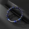 Mens Titanium Steel Cycling Bracelet With Geometric Asymmetrical Design Biker Safety Gear Accessory