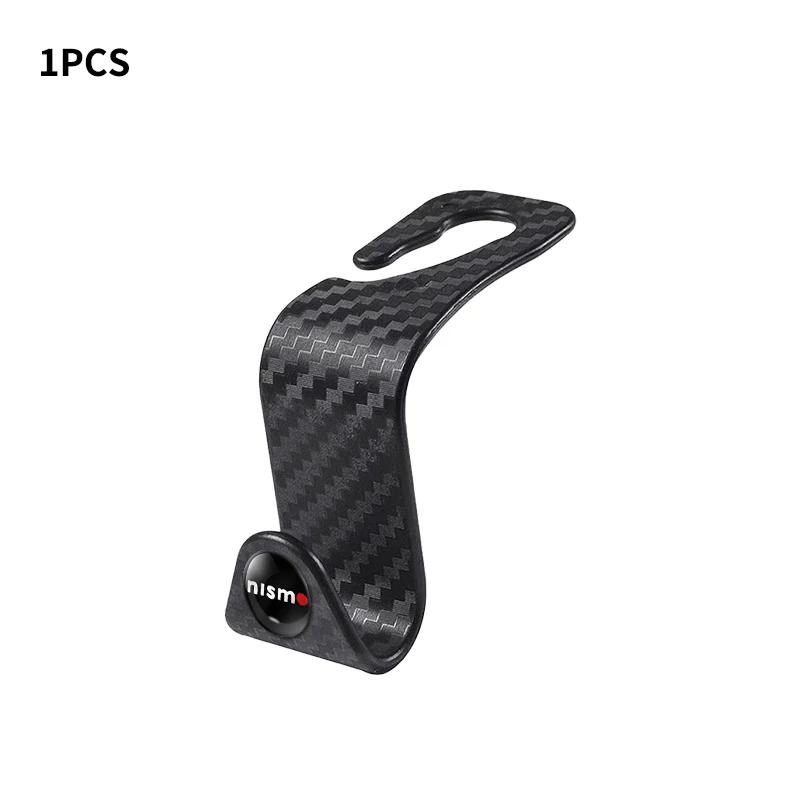 Car styling Car Seat Carbon Fiber Hook Car Accessories For Nissan Nismo X J10 J11 Trail Tiida Teana Skyline Juke X-trail Almera