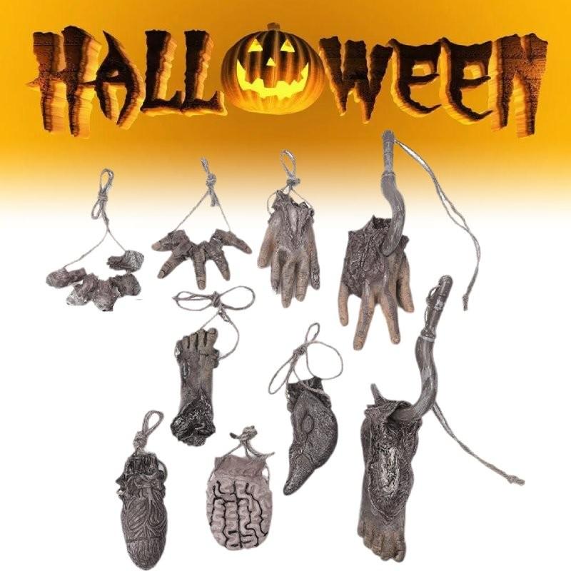 Gruesome And Eye-catching Halloween Decoration Props Featuring Severed Fingers And Limbs