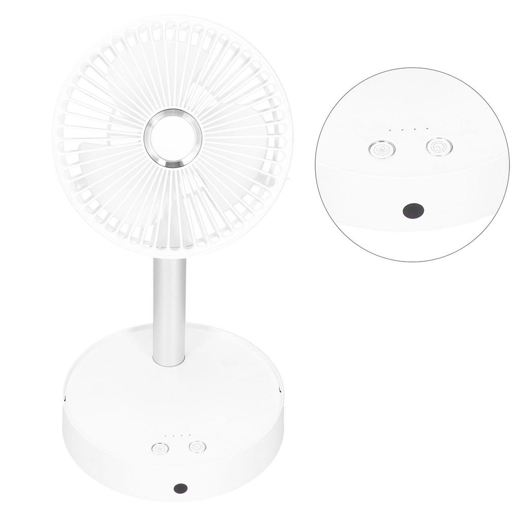 Shake Head Fan Portable Folding Telescopic Electric Fan for Outdoor