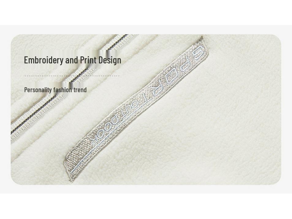 Unisex Windproof Fleece Pullover Jacket: Thick, Warm, and Insulated for Autumn and Winter Sports