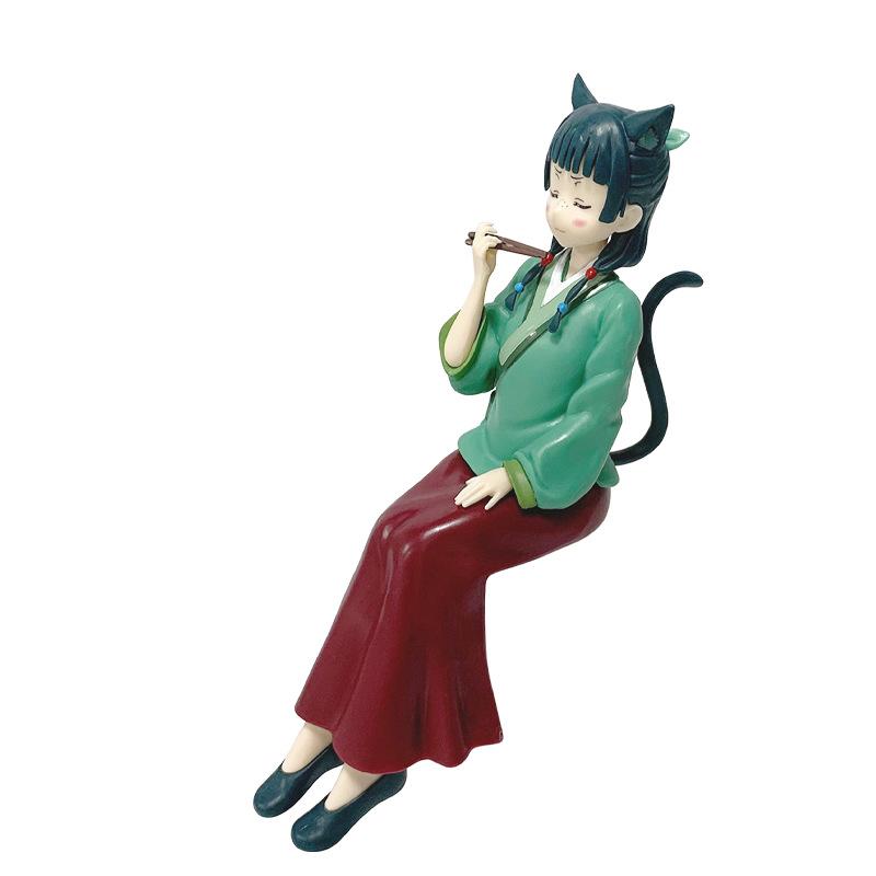 Anime The Apothecary Diaries Figures 17cm Maomao Action Figure Pvc Model Kawaii Car Decoration Doll Child Toy Christmas Gift 4pc