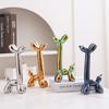 Nordic Luxury Ceramic Balloon Dog Ornament for Home Décor