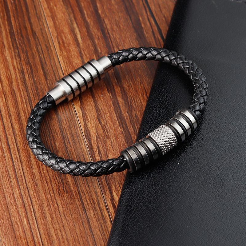 Europe, America, Accessories Fashion Retro Men's Leather Bracelet, Personalized Weaving, Bracelet Accessories 2026
