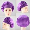 Pack of 4 Satin Hair Caps, Bonnet Sleep Cap, Sleeping Cap, Reusable Satin Bonnet, Elastic Hair Net for Sleeping for Women and Girls