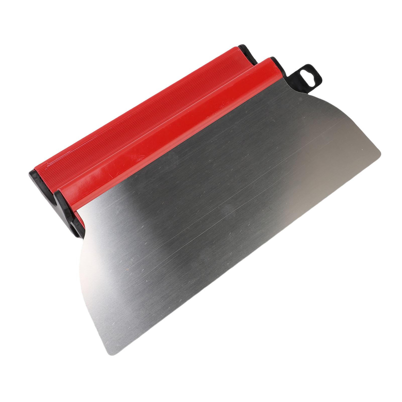 

Skimming Blade Set Stainless Steel Drywall Smoothing Spatula with Extension Handles for Ceiling Wall