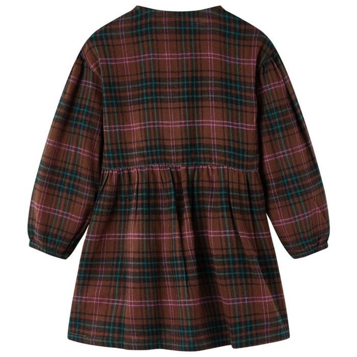 Robe pour enfants à manches longues cognac 5 dimensions disponibles