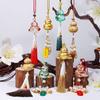 Gourd Car Hangers, Interior Rearview Mirror Decoration Car Hangers, Resin Gourd Fulu Gift Atmosphere Car Hangers