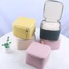 Portable Earring Storage Case PU Leather Jewelry Case Multifunctional Jewelry Storage Box