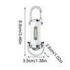 Mini Flashlight 1200 Lumen Waterproof Keychain Lamp Rechargeable Flashlights With 5 Lighting Modes For Camping Hiking Outdoor