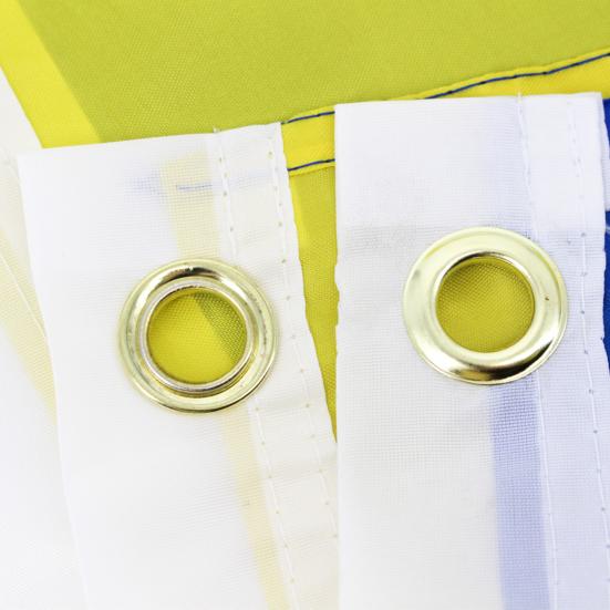 Ukraine Flag UV-resistant Non-fading Polyester Bright Color Flag of Ukraine for Indoor