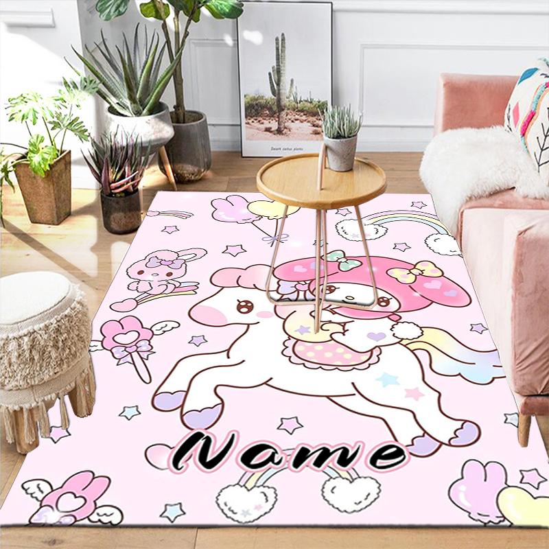 Custom 1Pc Kawaii Friends Forever Rug Office Carpet Indoor Outdoor Entrance Doormat Nonslip Soft And Comfortable Living Room D2915283