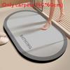 Modern Minimalist Diatomaceous Bathroom Rug With Non Slip Water Absorption For Home Use