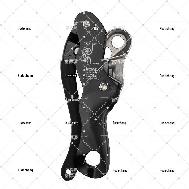 Outdoor Manual Stop Descender for Climbing and Rescue