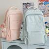 Schoolbag Korean Backpack Women's 1011 New Simple and Sweet Large-capacity Computer Backpack Lightweight Junior High School Backpack Tide