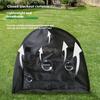 Mobile Stackable Pet Shelter Portable Tent For Outdoor Excursion Breathable Polyester Dog Cat Camping Playtent Easy Use