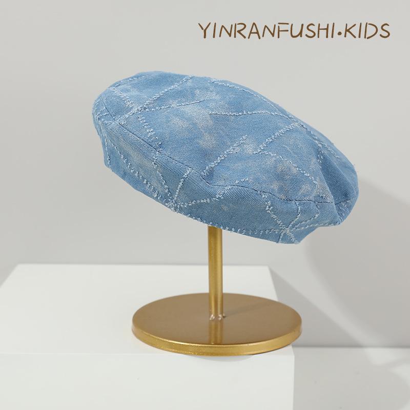 

Детские шляпы Весна и Осень Модные Детские Ковбойский Берет Мальчики и Девочки Шляпа Осьминога Газетная Шляпа Художника Корейский Стиль Трендовый (50-53cm)