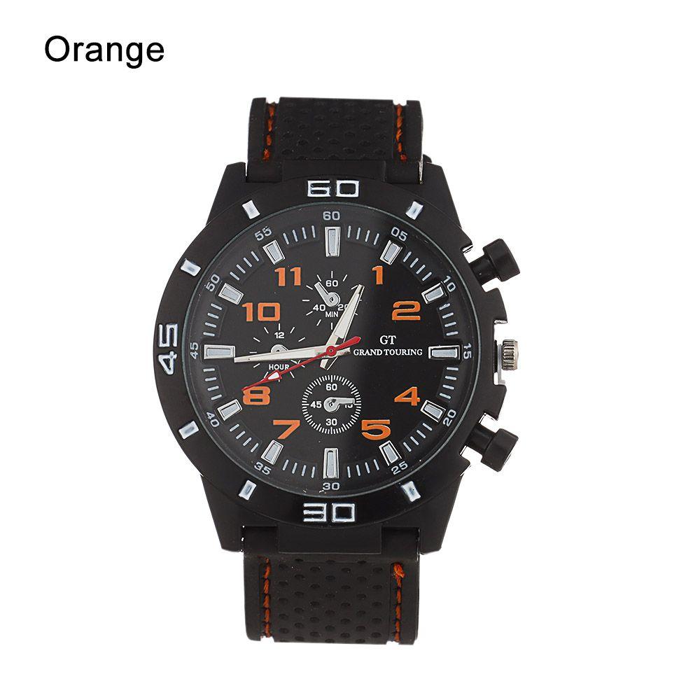 High Quality Student Silica Gel Strap Mens Watches Sports Watch Wristwatches Quartz