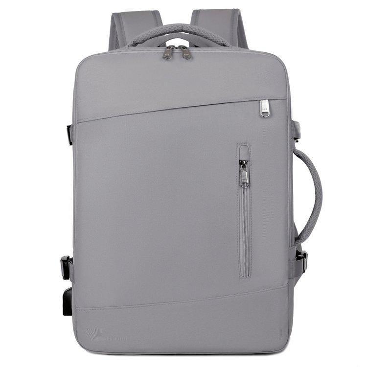 Expandable Backpack with Wet/Dry Separation for Business Trips and Outdoor Commutes