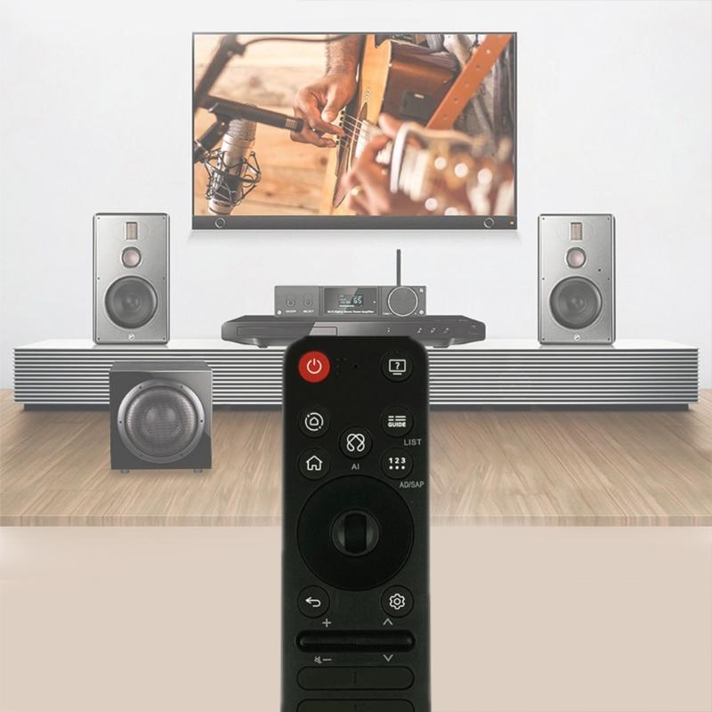 Sprachsteuerung Fernbedienung MR25GA Ersatzteil für KI-Fernseher AKB76046602 76046603 Streaming-Geräte Breite Kompatibilität