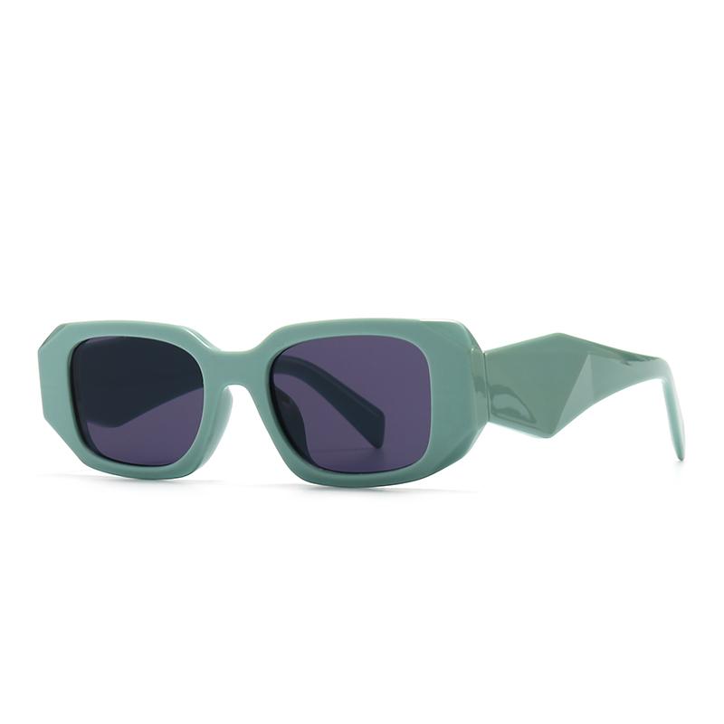 Cross-Border Export Latest Modern Retro Square Frame Narrow Sunglasses Ins Style Stt Photography Big-Name Sunglasses Pr17Ws