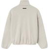 Herrejakke Fear of God Essentials Moderne Fleece Kantbånd Treningsjakke Heather Stone/Cloud White