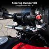 New Black Red Steering Damper Stabilizer Mount Bracket Support Kit Motorcycle For Ducati Hypermotard 950 SP HYPERMOTARD 950