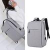 Trendy Oxford Cloth Versatile Backpack Black Grey Blue Red School Student Backpack Washable Business Rucksack