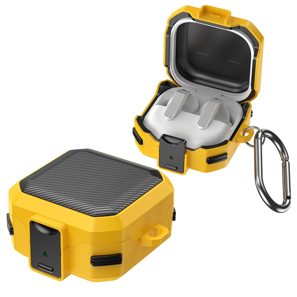 Applicable Galaxy Buds4 All-inclusive Anti-drop Earphone Cover Samsung Buds4pro Button Lock Bluetooth Earphone Case