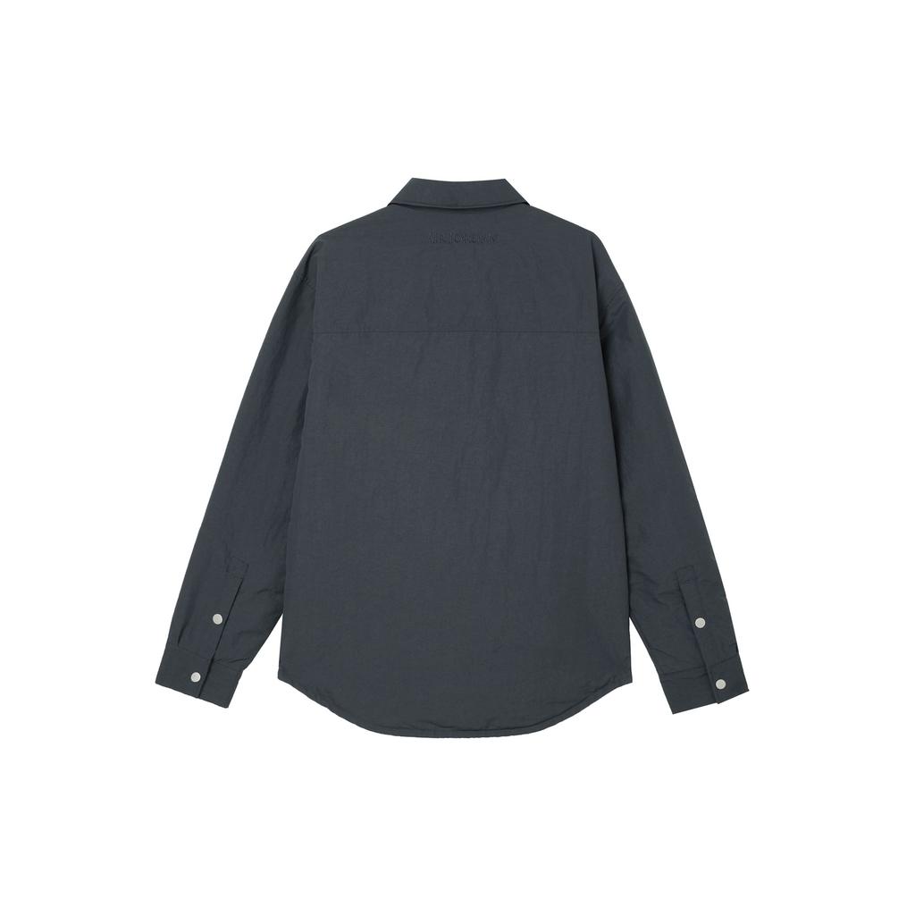 Jordan Air Men's Water-Repellent Button-Up Shirt Black FV7433-045