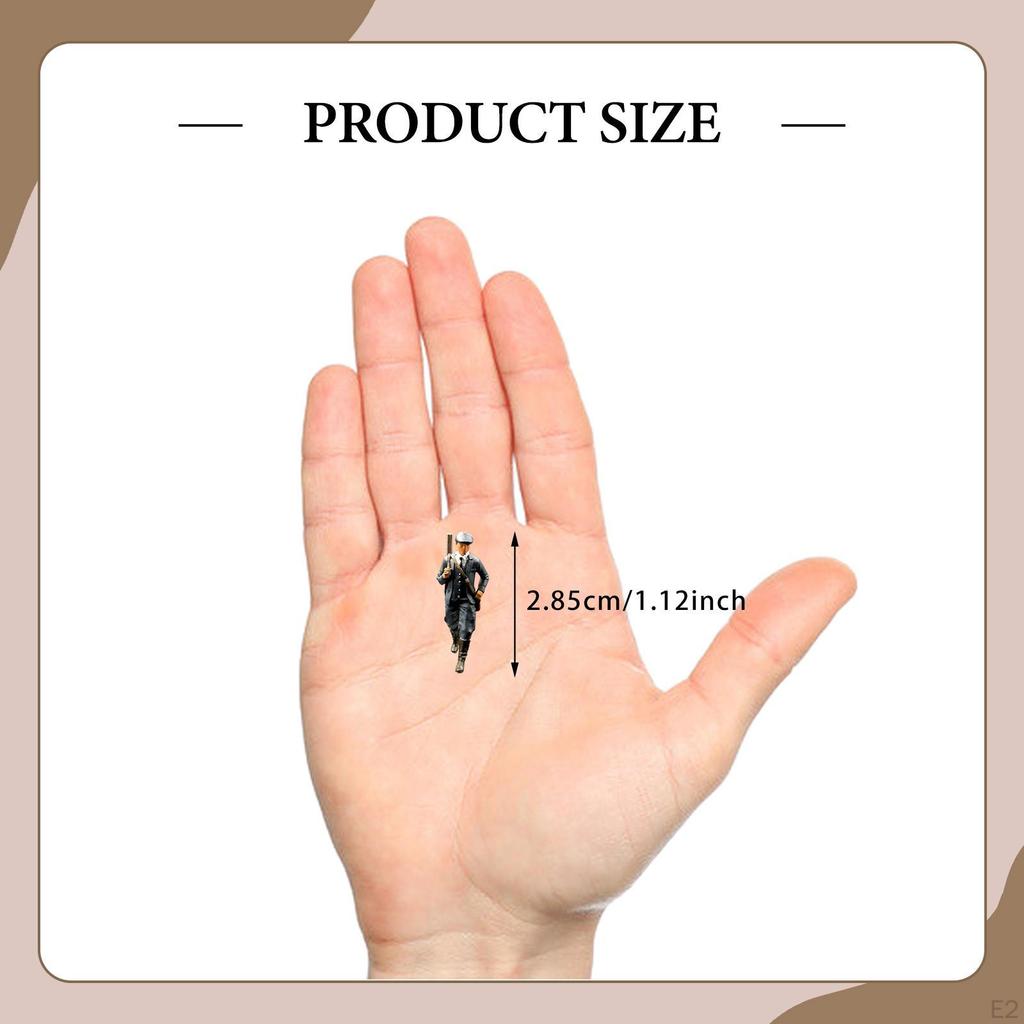 , Miniature Architectural Figure Made of Resin, Model in 1:64 Scale, for Fairy Gardens And As Table