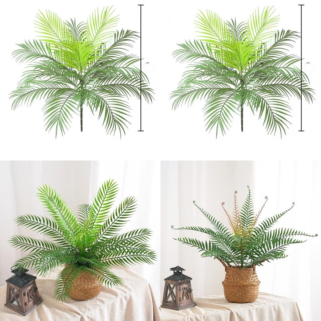 Fake Dypsis Lutescens Plant Decor With Plastic Leaves For Wedding And Event Decoration
