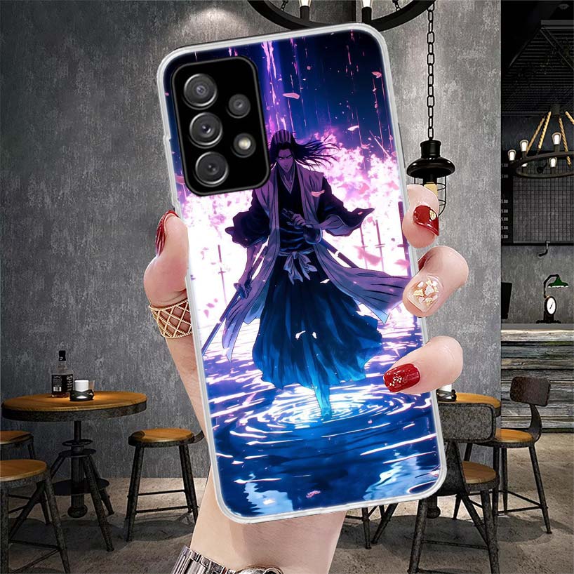 Bleach Kuchiki Byakuya Weiche Handyhülle Für Samsung Galaxy A12 A22 A32 A52 A72 A02S A51 A50S A71 A70 A31 A20S Note 20 Ultra S10 A