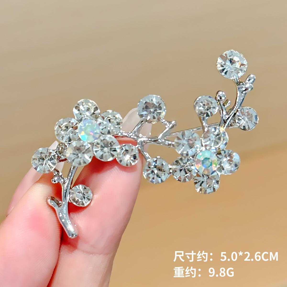 

Корейский стиль High-End Темперамент Сияющий бриллиант Брошь Модный высококачественный свитер, куртка, булавка, аксессуары, универсальные модели