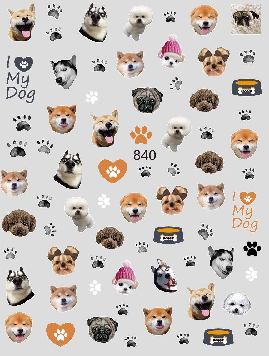Corgi Strawberry Bear Children s Nail Stickers - Xiaohongshu Cute Cartoon Pet & Ugly Duckling Nail Art.