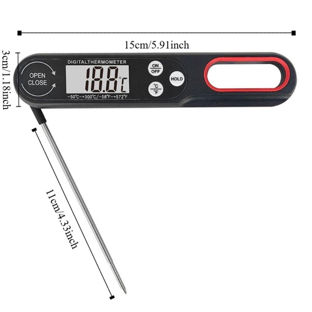 Switchable Units Probe Food Thermometer Instant Read Food Temperaure Sensor  Liquid