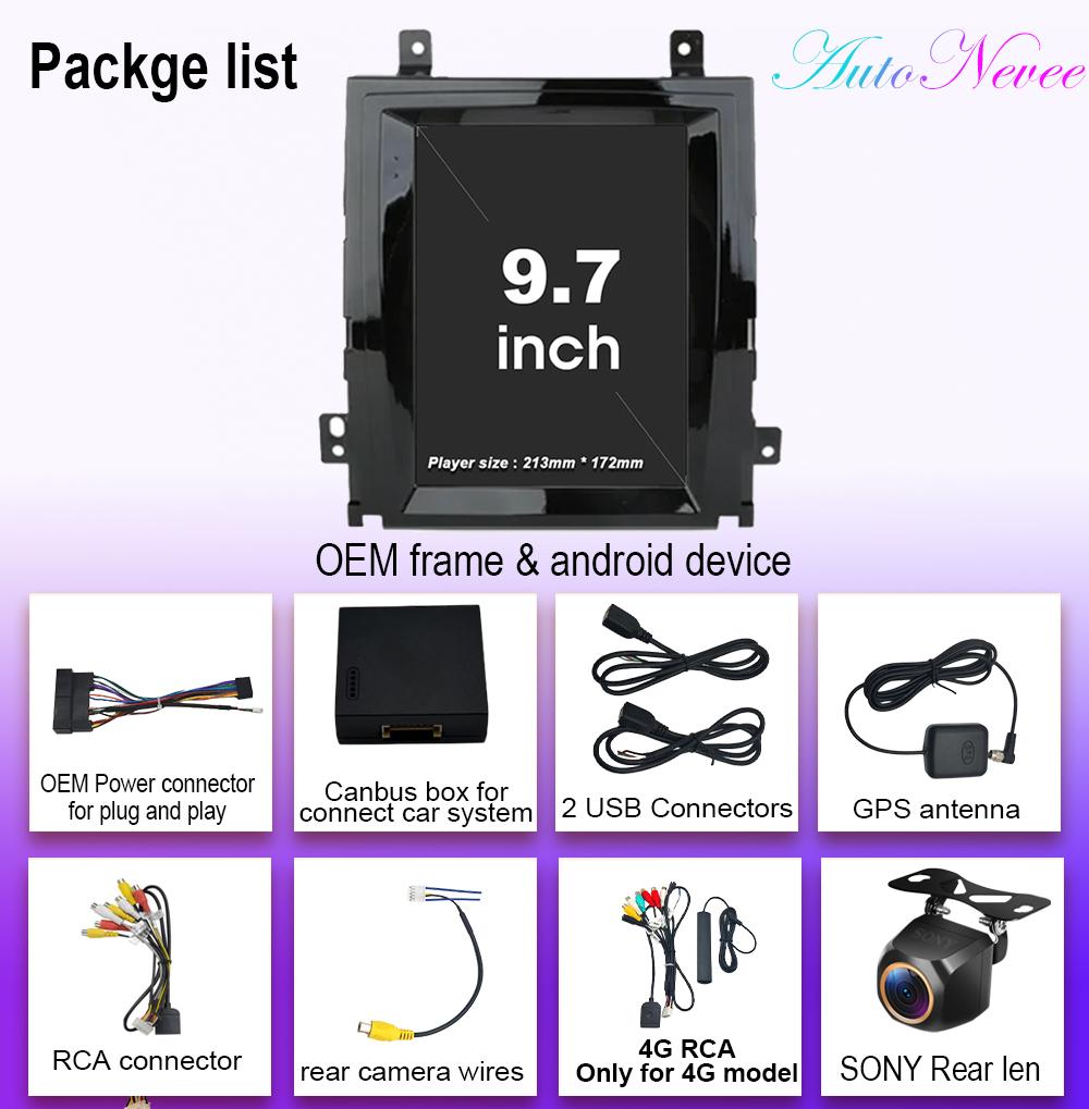 For Cadillac Escalade GMT900 3 2006 - 2014 SLS 2007 - 2012 Autoradio Carplay Android 14 Multimedia Auto Radio Stereo NO 2din DVD