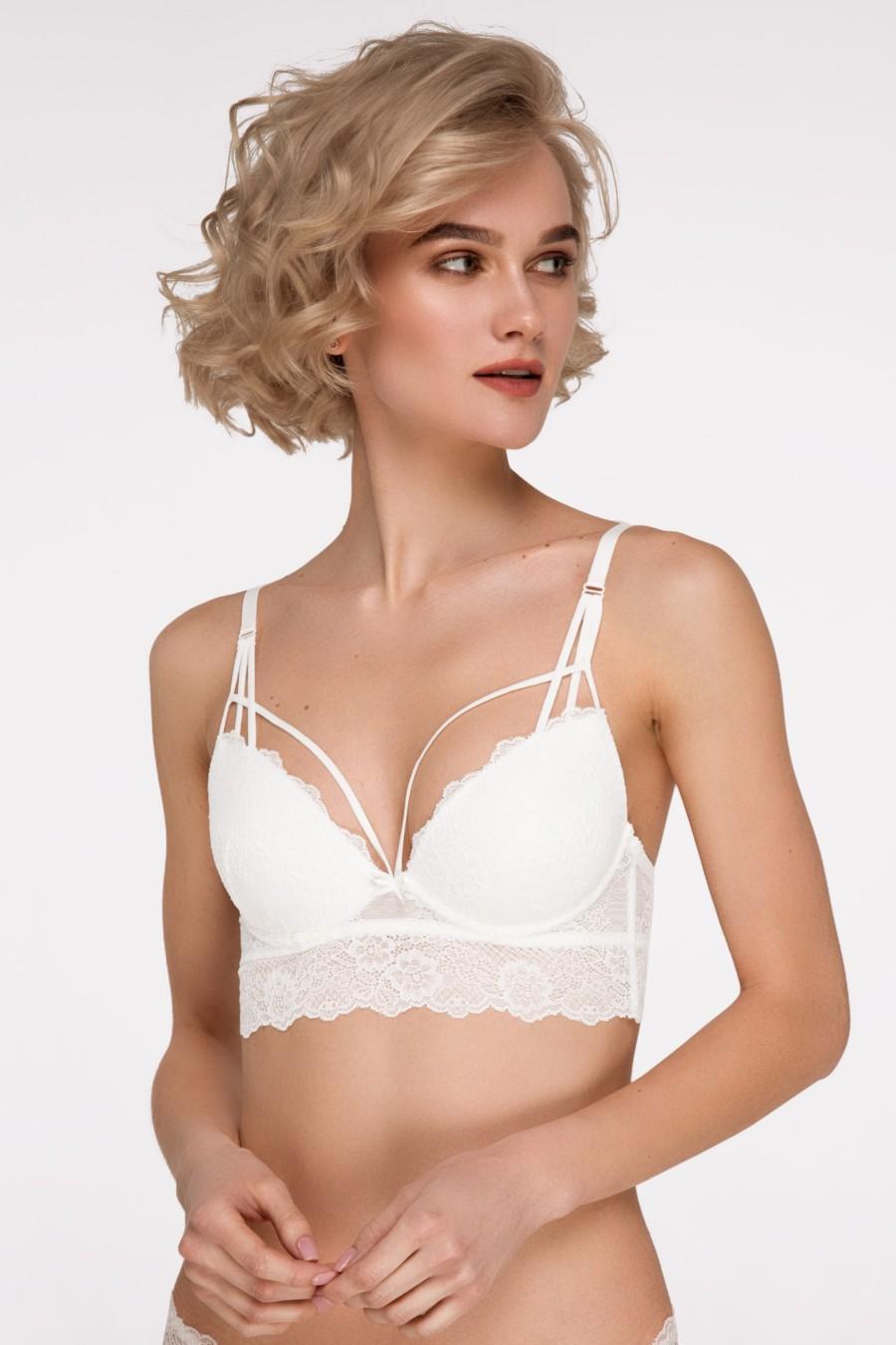 

Бюстгальтер push-up Sambario (61421) 80D білий