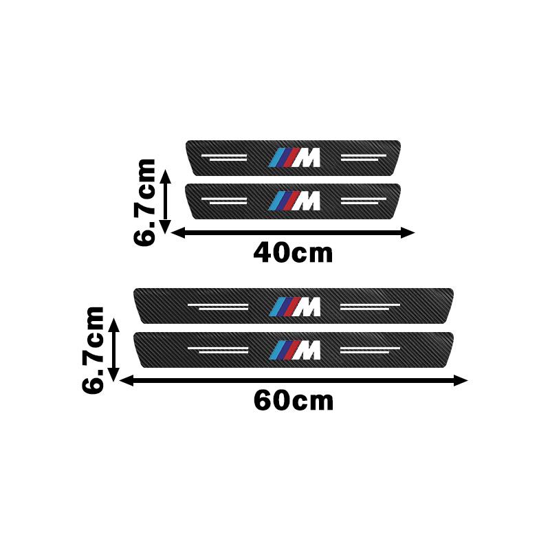 Auto Türschwellen Schutzaufkleber Kratzfest Wasserdicht Aufkleber für BMW M E92 E87 F10 F20 F30 X3 X5 i3 ix3 E46 E90 E39 E60