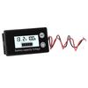 JX‑6133 LCD DC Voltage Meter Waterproof Battery Capacity Tester Voltage Monitor DC8‑100VWhite