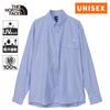 North Shirt Nuptse Oxford Shirt Sax XS [The Face] Long-Sleeve L/S