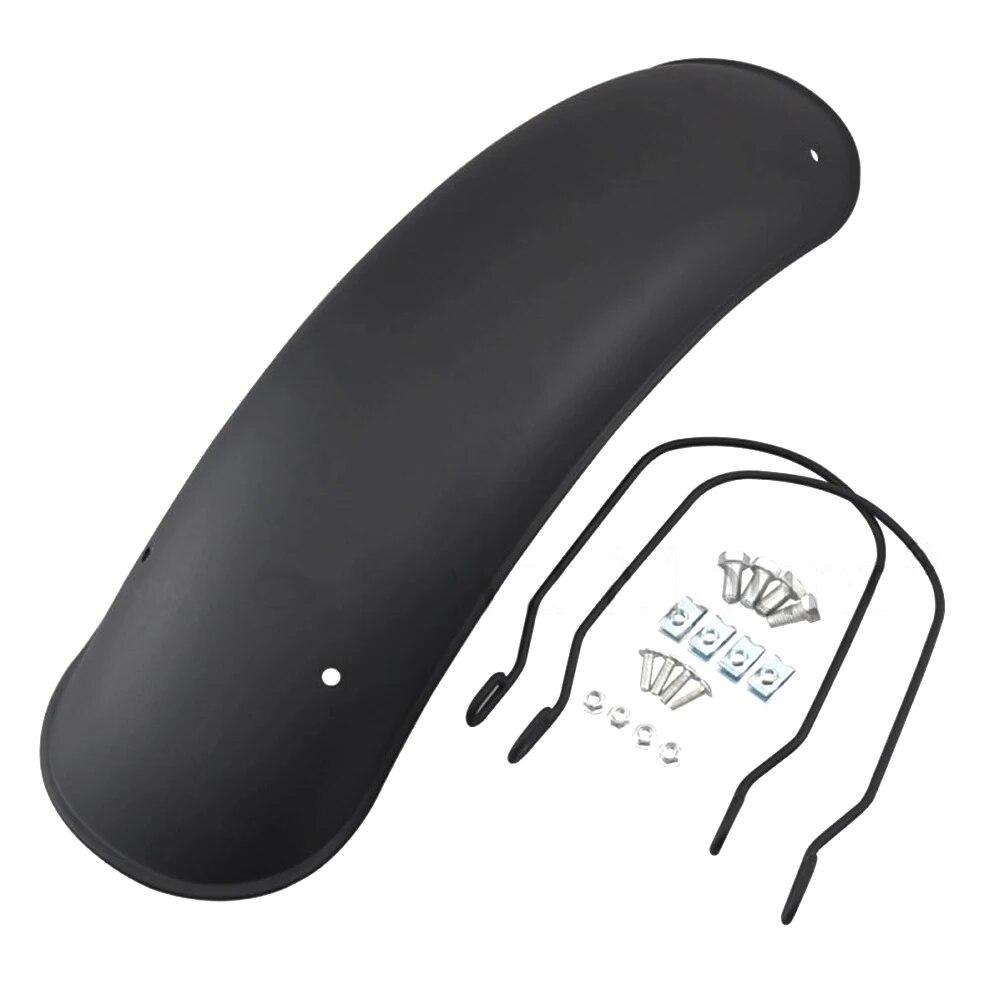 Black Motorcycle Retro Front Motorcycle Fender Mudguard Universal Cover Protector for Harley Honda Yamaha Suzuki Cafe Racer