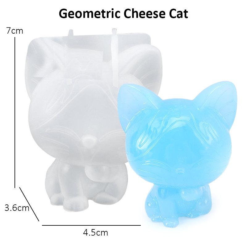Stereoscopic Animal Resin Molds Silicone Bear Casting Molds Epoxy Resin Mold for Keychains DIY Handmade Resin Jewelry Supplies