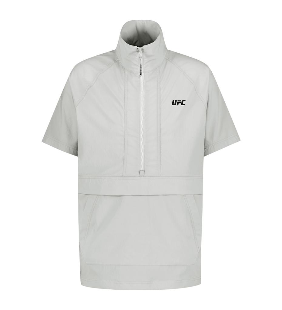 Ufc Sport Ufc Basic Oversized Short Sleeve Anorak Jacket Light Grey U4Jkv2317Lg