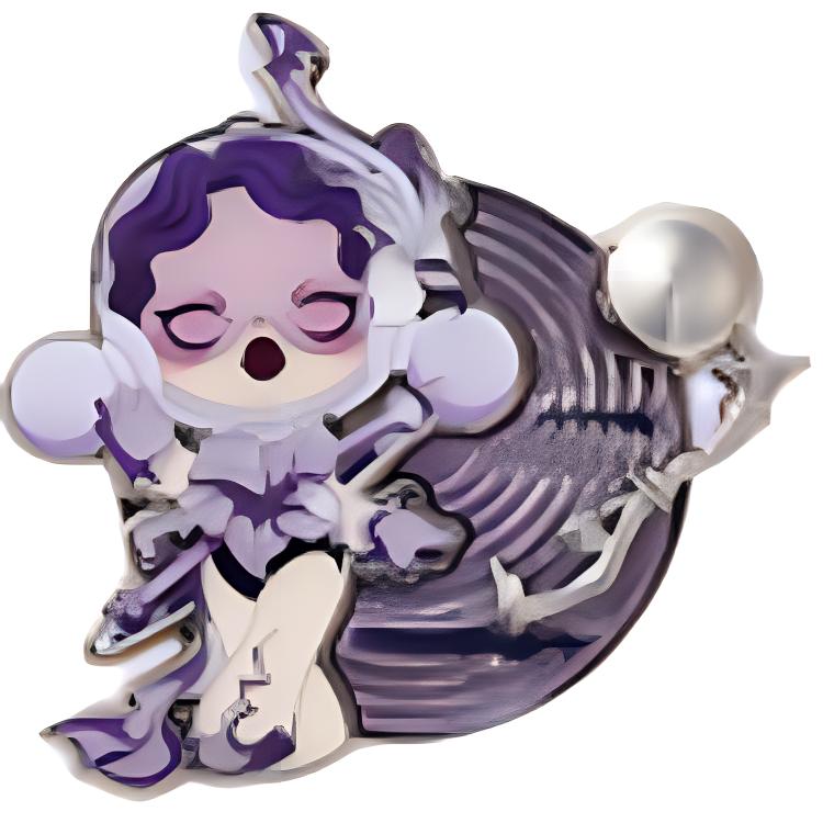 POP MART Skullpanda Sound Collection Kühlschrankmagnete Mystery Boxen, Einzelne Mystery Box