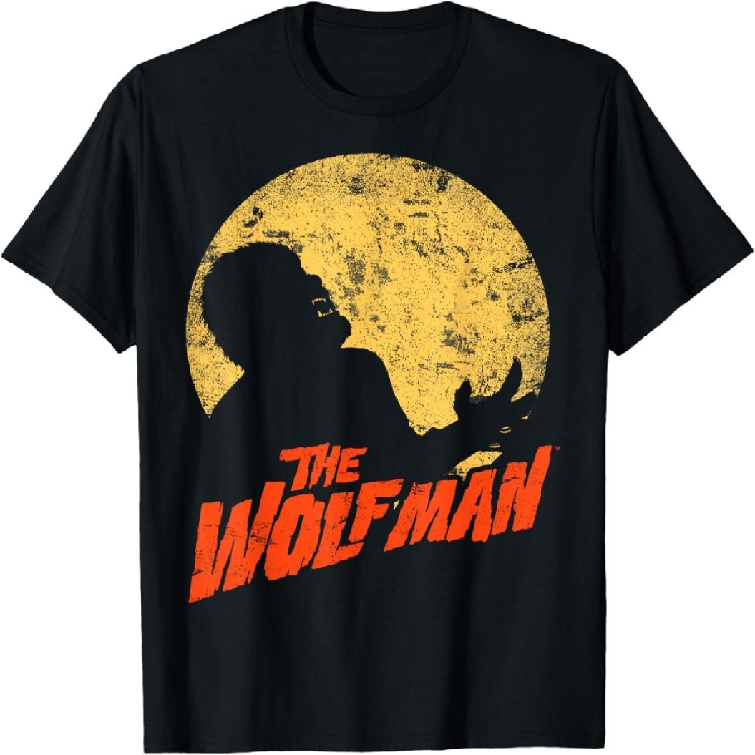 

Universal Monsters The Wolf Man Moonlit Silhouette T-Shirt XXXXXL різнокольоровий