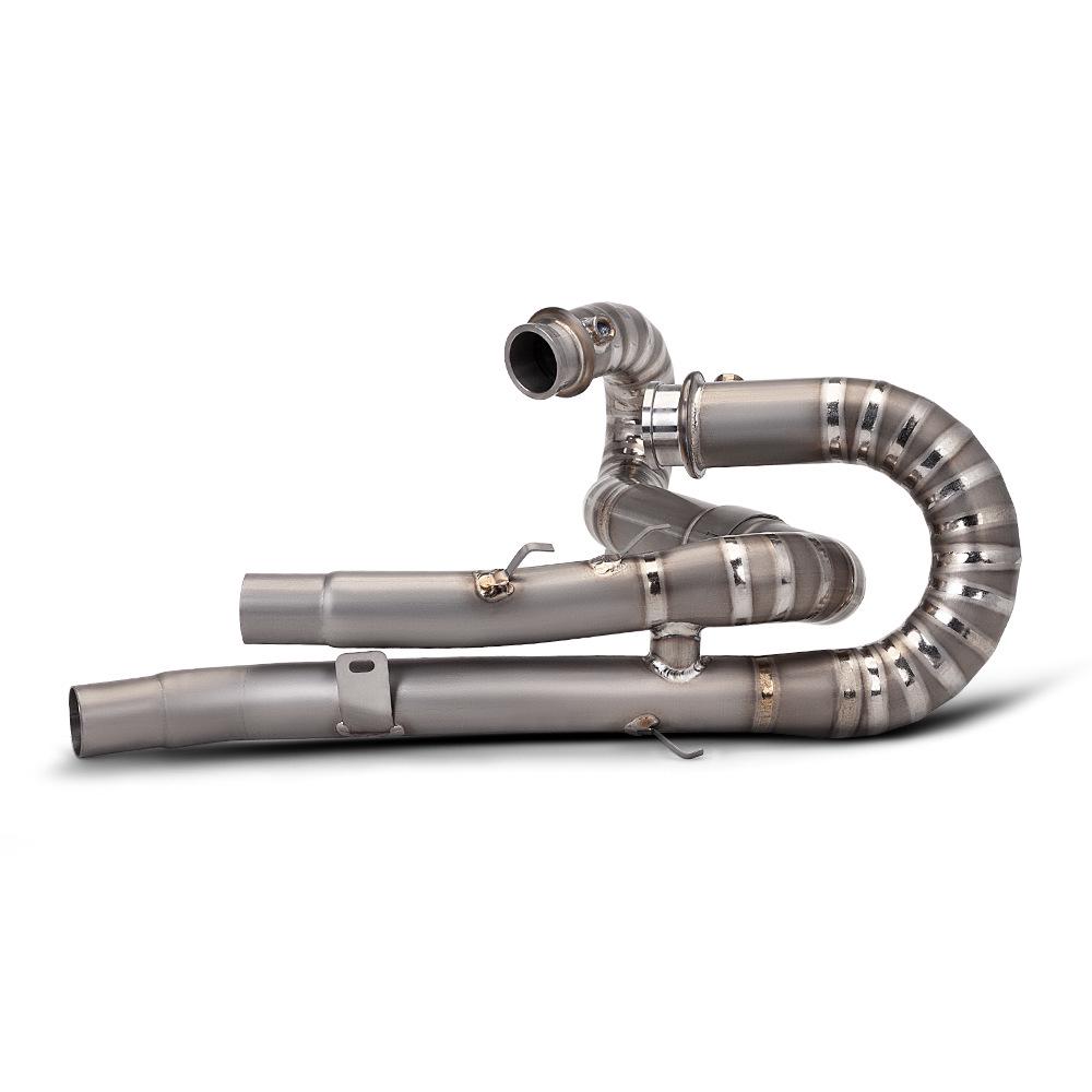 Triumph Tiger 1200 XE Titanium Front Exhaust Pipe (19-23) - Motorcycle Moped Mod Accessory